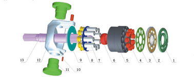 Pompe à piston hydraulique Cater SPK10/10 (E200B) SPV10/10 (MS180)