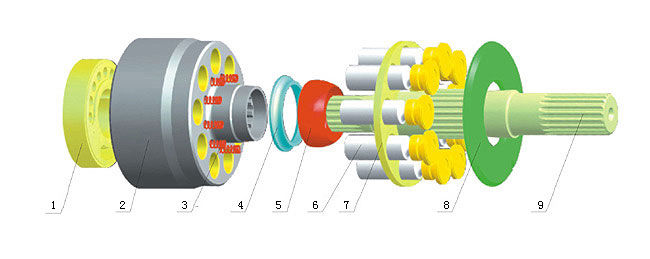 Pompe à piston hydraulique er E200B